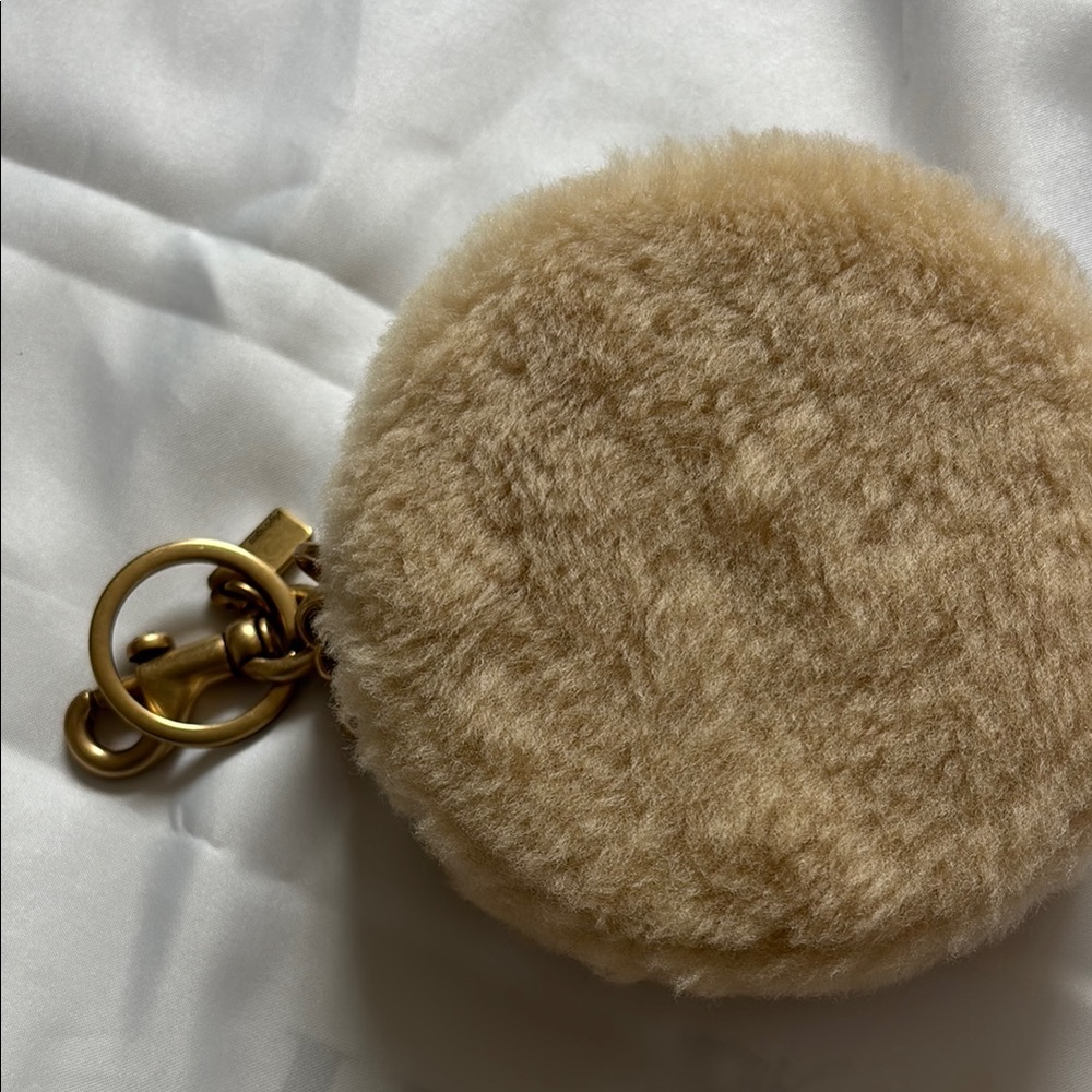 Coach Coin Case In Shearling - Picture 6 of 7
